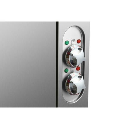 Commercial Electric Cooker 4 Burners With Electric Oven 10.4k W+4.8k W 900mm Depth |  Hrq912 A