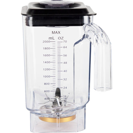 Commercial Heavy Duty Blender With Sound Cover 2 L Jar 3 Hp Motor 230x265x465mm | Hs8006 New