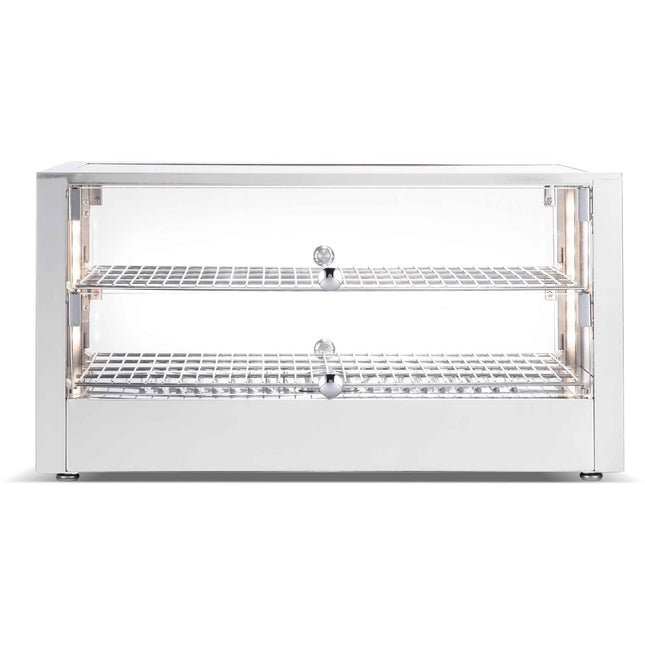 2 Tier Heated Display Case 80 Litres Countertop |  Hw80