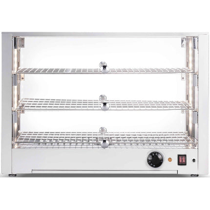 3 Tier Heated Display Case 115 Litres Countertop |  Hw115