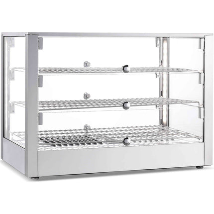 3 Tier Heated Display Case 115 Litres Countertop |  Hw115