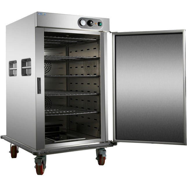 Professional Mobile Food Warming Cabinet with 10 x GN 1/1capacity 2kW |  Hw115 F