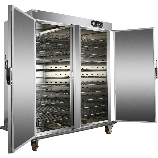 Professional Mobile Food Warming Cabinet Double Door With 22 X Gn2/1 Capacity 2.62k W |  Hw2221