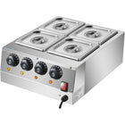 Commercial Chocolate Melter Quadruple Pan 3.0k W |  Hw24