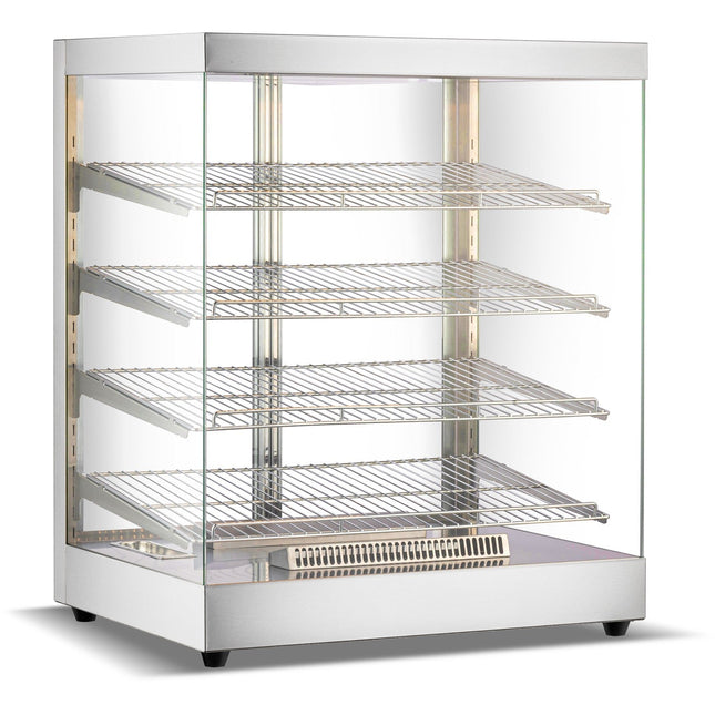 Commercial Heated Display Cabinet 318 Litres Stainless Steel |  Hw318
