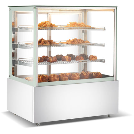 Commercial Heated Display Cabinet 605 Litres White |  Hw371 White