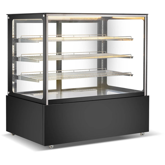 Commercial Heated Display Cabinet 765 Litres Black |  Hw471 Black