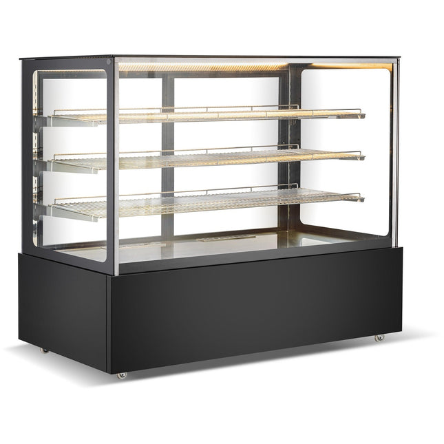 Commercial Heated Display Cabinet 925 Litres Black |  Hw571 Black