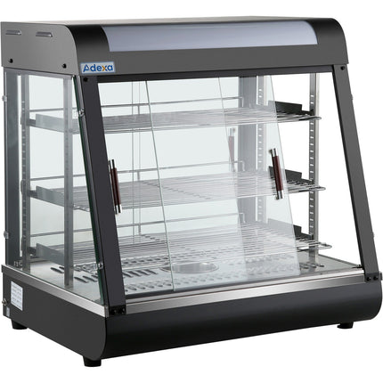 Commercial Heated Showcase Food Warmer 660mm Width Countertop |  Hw601