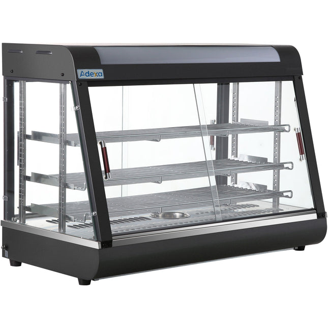Commercial Heated Showcase Food Warmer 1200mm Width Countertop |  Hw603