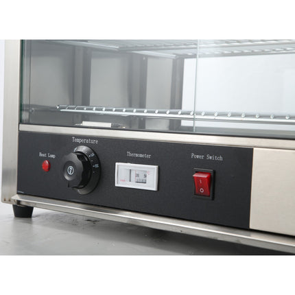 4 Tier Heated Display Case Countertop |  Hw805