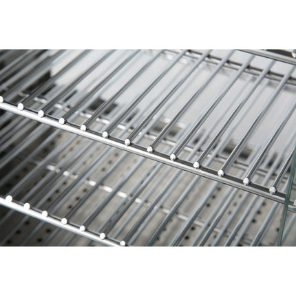 4 Tier Heated Display Case Countertop |  Hw805