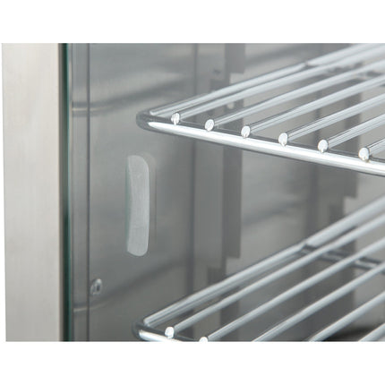 4 Tier Heated Display Case Countertop |  Hw805