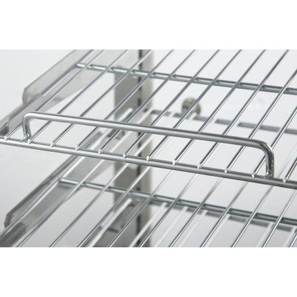 Commercial Hot Display Food Warmer Countertop 3 Shelves 650x455x580mm |  Hw862