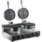 Commercial Waffle Maker Double Round |  Hwb2