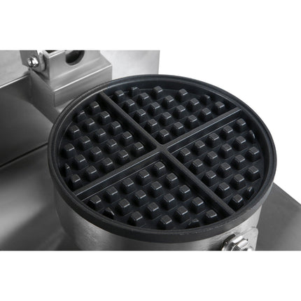 Commercial Waffle Maker Double Round |  Hwb2