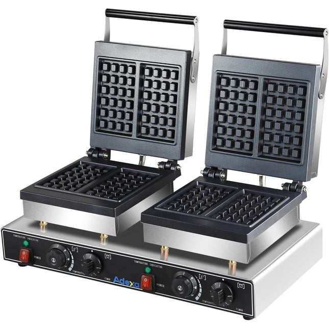 Commercial Waffle Maker Double 3.2k W |  Hwb4