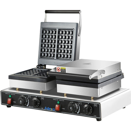 Commercial Waffle Maker Double 3.2k W |  Hwb4