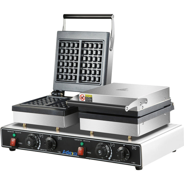 Commercial Waffle Maker Double 3.2k W |  Hwb4