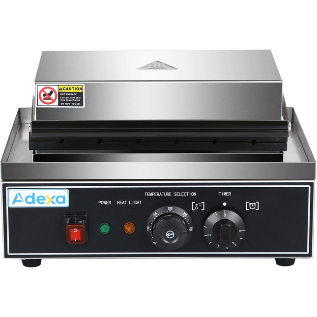 Commercial Corn Dog Waffle Maker 1.6k W 6 Waffles Countertop |  Hx119