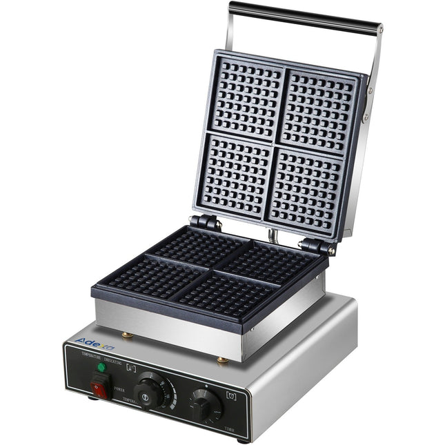 Commercial Waffle Maker Mini Squares 2.2k W 4 Waffles |  Hx2206