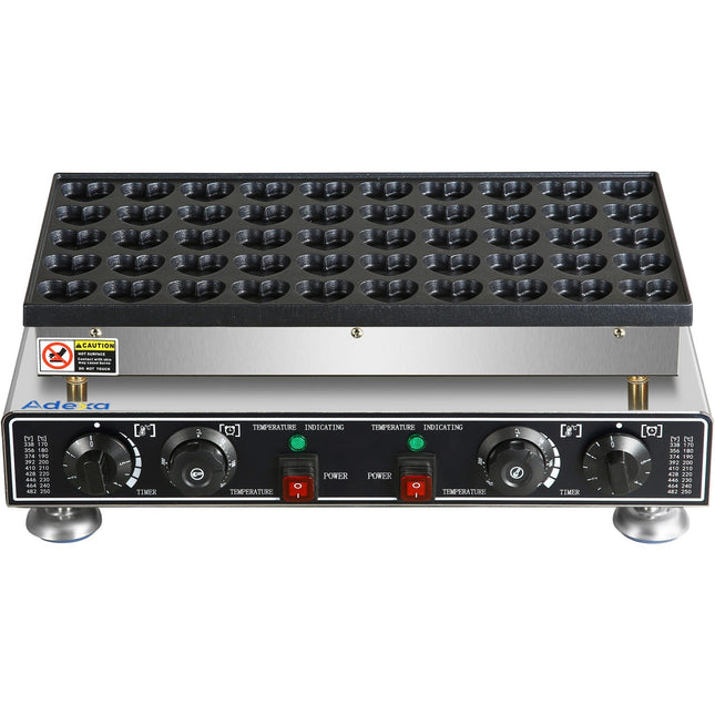 Commercial Heart Shaped Mini Pancake Maker / Muffin Maker 50 Holes |  Hx2280 A