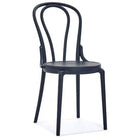Bistro Dining Chair Curved Back Pp Black |  Hypp11 A