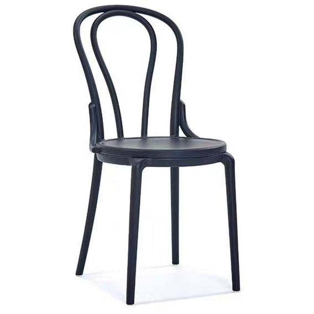 Bistro Dining Chair Curved Back Pp Black |  Hypp11 A