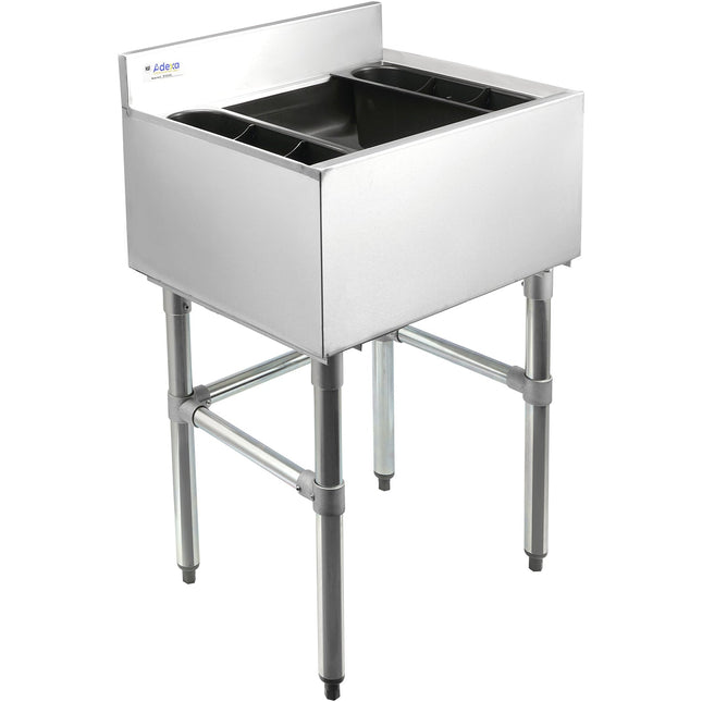 Commercial Ice Bin Underbar Splashback Stainless Steel |  Ib181808