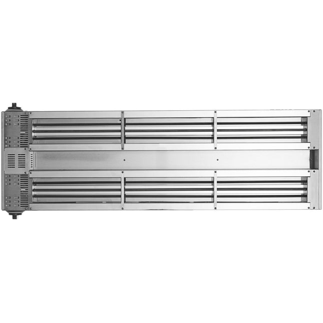 Commercial Dual Element Strip Warmer With Mounting Brackets &Amp; Chains Infinite Controls 1372mm |  Isw54 D