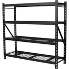 Commercial Shelving Unit 4 Tier 800kg/Shelf Width 1960mm Depth 610mm Black Wire |  Kit99