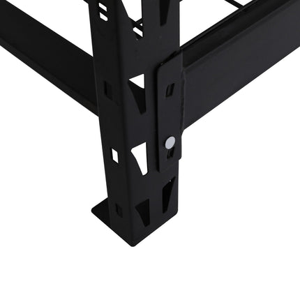 Commercial Shelving Unit 4 Tier 800kg/Shelf Width 1960mm Depth 610mm Black Wire |  Kit99