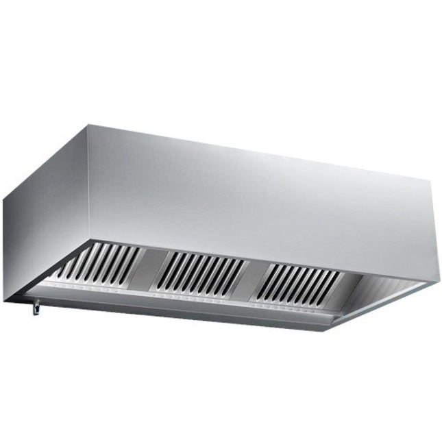 Commercial Extraction Canopy With Filter, Range Hood, Fan, Lights &Amp; 4 Speeds 1600mm |  Ap238 Z263 D