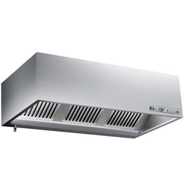 Box Wall Type Extraction Canopy With Filter &Amp; Fan &Amp; Lights &Amp; Speed Control 1000x900x450mm |  Vhs109 F