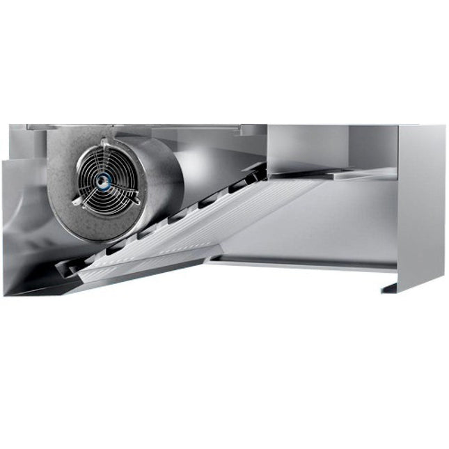 Box Wall Type Extraction Canopy With Filter &Amp; Fan &Amp; Lights &Amp; Speed Control 1800x900x450mm |  Thwpr189