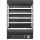 Wall Cabinet Multi Deck Refrigerator Night Curtain Black 1000x700x2000mm | Bluel136