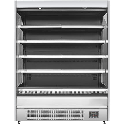 Wall Cabinet Multi Deck Refrigerator Night Curtain Stainless Steel 1525x700x2000mm |  Kmdp1570 Ess
