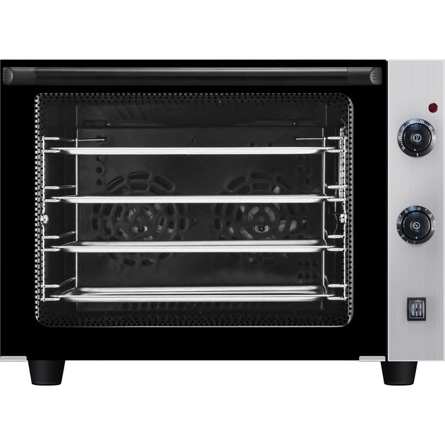 Commercial Electric Convection Oven 4 Trays 440x320mm Double Fan Manual Controls |  Kngec01 C02