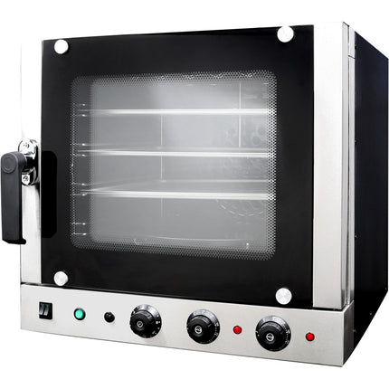 Commercial Electric Convection Oven 4 Trays 440x320mm With Bottom Rotation And Top Heating | Kngec01 F