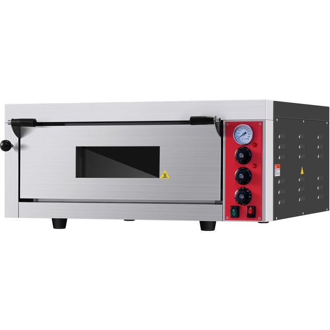 Commercial Pizza Oven Electric 1 Chamber 660x660mm Mechanical Controls 5k W |  Kngep4 T