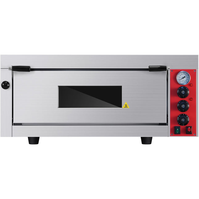 Commercial Pizza Oven Electric 1 Chamber 660x660mm Mechanical Controls 5k W |  Kngep4 T