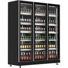 Commercial Upright Display Refrigerator 1050 Litres 3 Glass Doors 5 Shelves Ventilated Cooling 1650x600x1985mm | Kobe208
