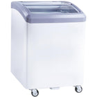 Commercial Horizontal Display Freezer 164 Litres 2 Glass Doors 625x710x910mm Ventilated Cooling | Kobe212