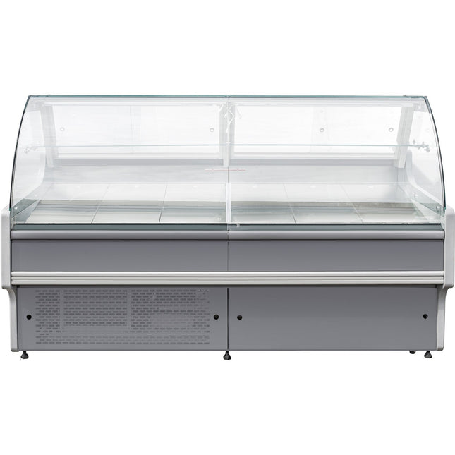 Serve Over Deli Counter Curved Glass Front Width 1800mm |  Kscp1808 Rcc