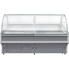 Serve Over Deli Counter Curved Glass Front Width 1200mm |  Kscp1208 Rcc