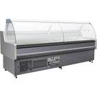 Serve Over Deli Counter Curved Glass Front 2500x850x1200mm |  Kscp2508 Rcc