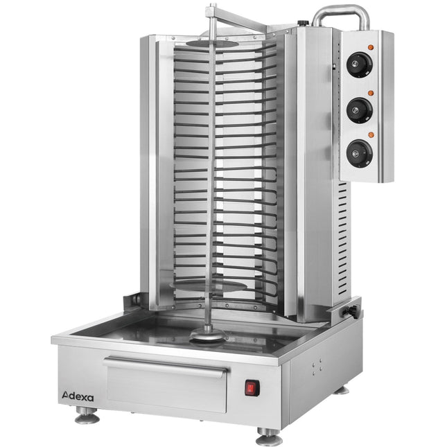 Commercial Electric Shawarma/Gyros/Kebab Grill 7.2k W 700x620x1065mm | Kte1050