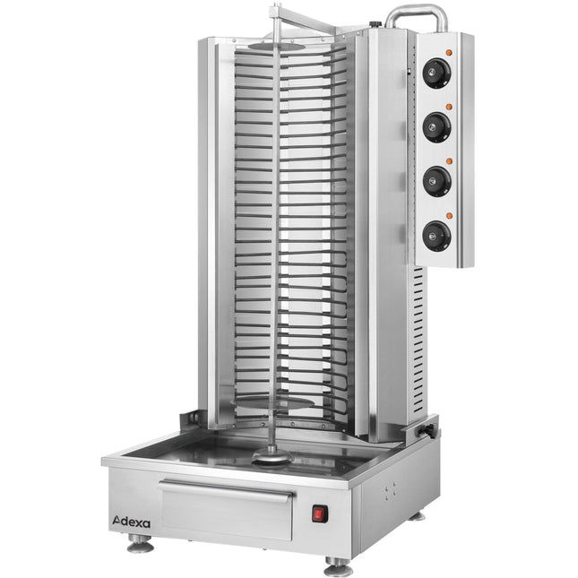 Commercial Electric Shawarma/Gyros/Kebab Grill 9.6k W 700x620x1245mm | Kte1250