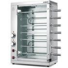 Commercial Electric Chicken Rotisserie Oven 7 Rods 4k W 760x380x900mm | Kte7 T
