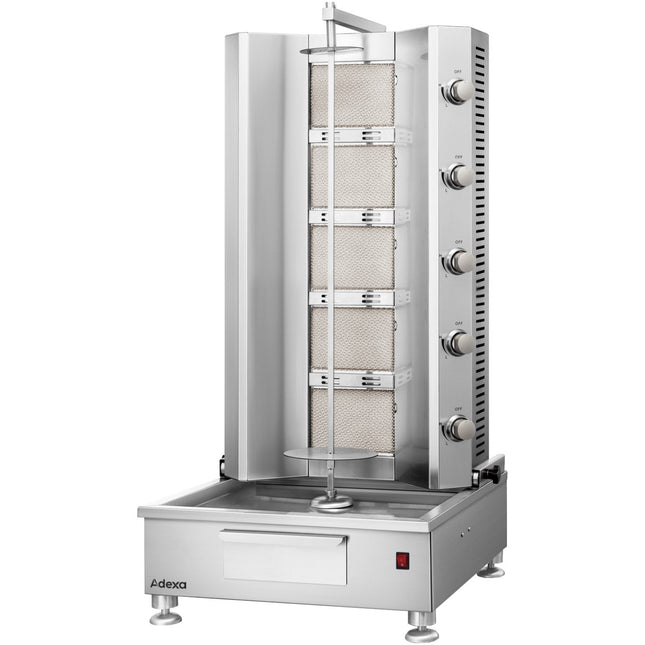 Commercial Gas Shawarma/Gyros/Kebab Grill 620x620x1245mm | Ktq1250